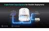 Ruijie-Reyee RG-EST330F-P 5 GHz PTP/PTMP Outdoor Wireless Bridge with 3x 10/100 Mbps Ports, includes Passive PoE Injector